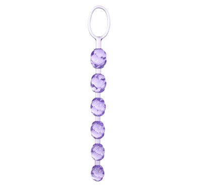 Plug/kulki-SWIRL PLEASURE BEADS PURPLE